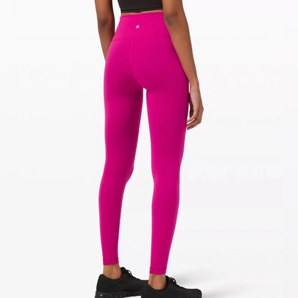Lululemon Wunder Train Leggings Ripened Rasberry